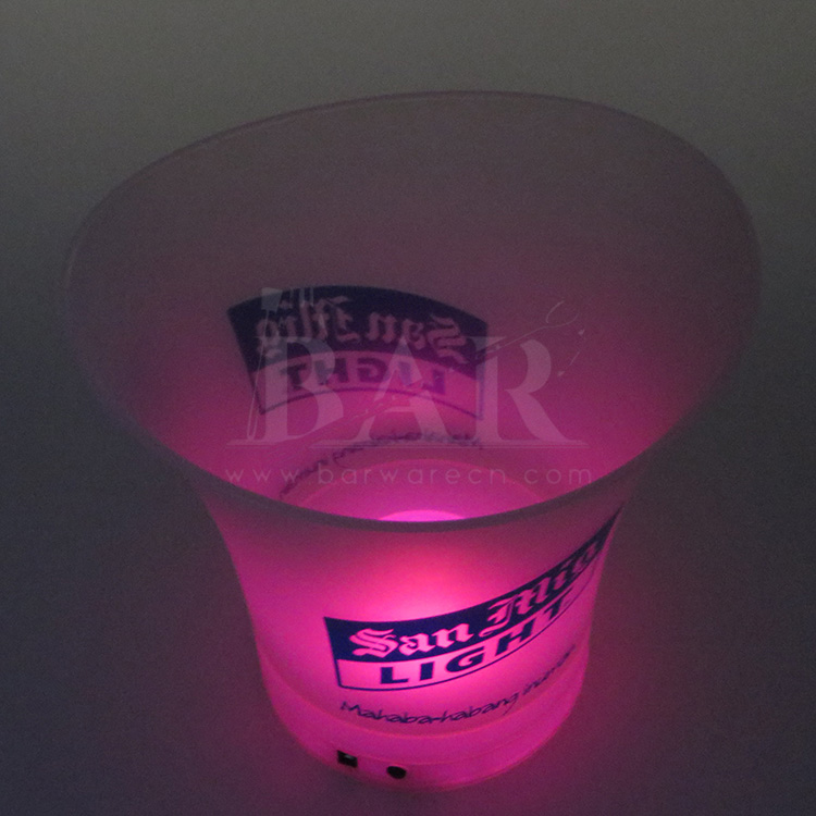 Pink Light Ice Bucket