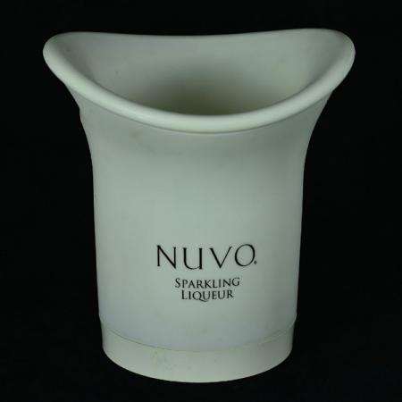 LED White Plastic Beer Ice Bucket 