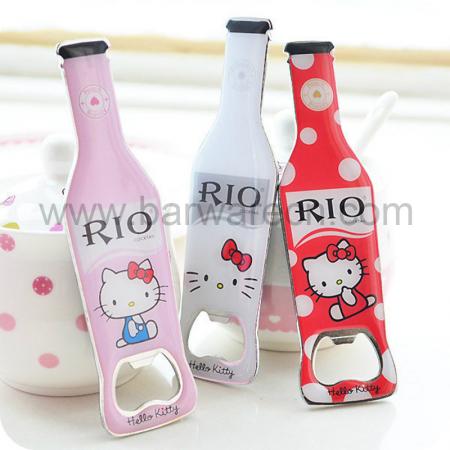 Cute Cartoon Style Wall Mount Beer Bottle Opener Fridge Magnet 