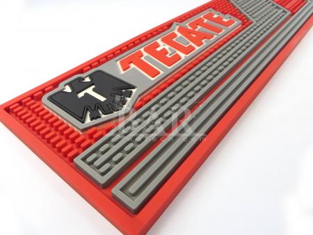 TECATE Beer Label Bar Runner Quality PVC Bar Mat 